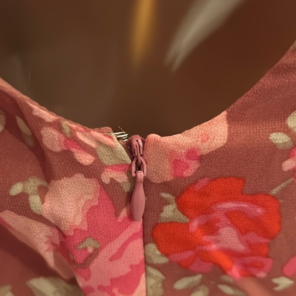 Forever 21 Floral Print Tiered Mini Dress - Picture 4 of 8